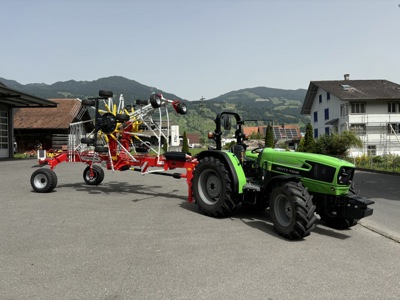! Deutz-Fahr Traktor & Pöttinger Doppelschwader !