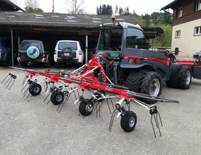 Massey Ferguson Kreiselheuer TD434DN mit Tastrad/ Fella Sanos 431DN