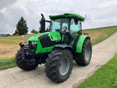 Deutz-fahr 5115 mit Druckluft, Vorderachsfederug