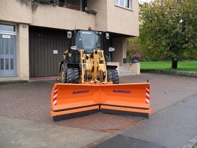 Schneepflug SaMASZ PSV 271 für Pneulader