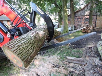 Obergreifer für Palettengabel