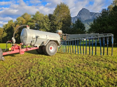 Güllefass Fuchs 8m3 mit Schleppschlauch BAB