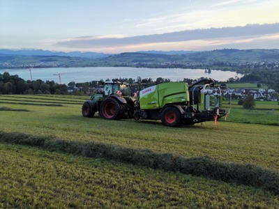 Rundballenpresse Claas 454 Uniwrap