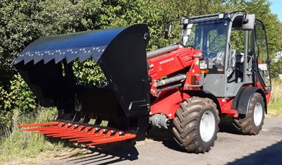 Godet désileur pince à silo chargeur télescopique chargeuse frontale chargeuse de ferme manutrac