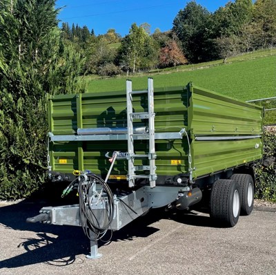 Tandem Dreiseitenkipper TDK 160 FOX AKTION 40 km/h 2-Kreis-Druckluftbremse mit Breitreifen