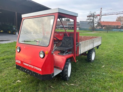 Aebi TP 1000 A Transporter mit Ladebrücke