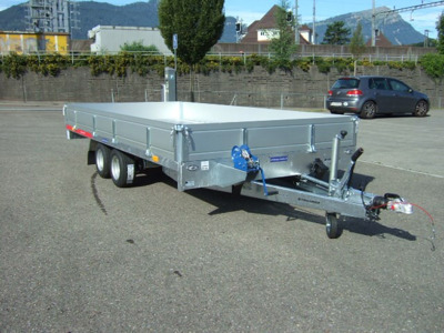 Temared Carplatform 4120 3000Kg mit Aluboden und Bordwände