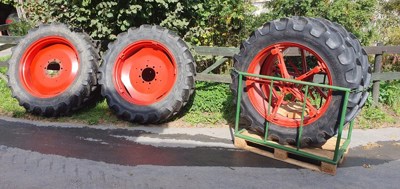 Räder 340/85R36 und  Doppelräder 340/85R36 Fendt