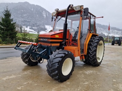 Traktor Kleintraktor Bucher Polytrac 40RS Zweiachsmäher Jg. 1990 1720 Std