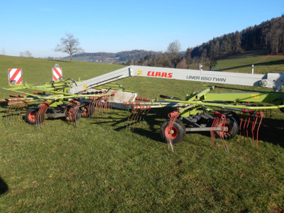 Doppelschwader Claas Liner 650