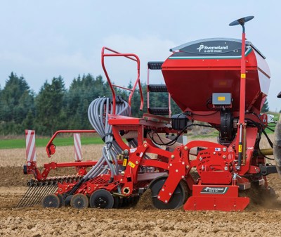 KVERNELAND Säkombination / Combinaison de semis / H-Serie + e-drill Compact SwissTop PROFI