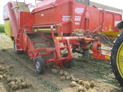 GRIMME Schwadaufnahme zu SE 75-30/40 Bj. 2005