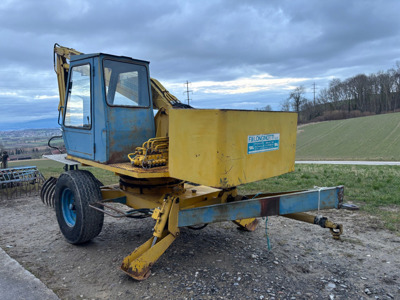 grue à fumier , Mistkran