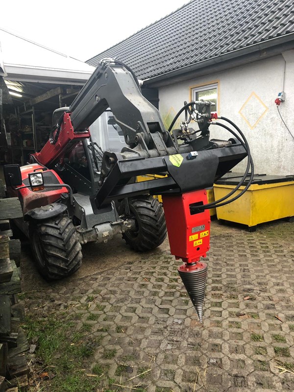 Kegelspalter mit Euroaufnahme Holzspalter Bagger Radlader Traktor Frontlader