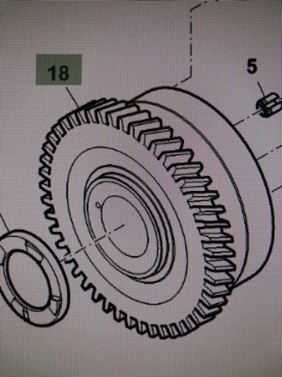 John Deere 6150R Kupplungstrommel