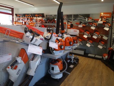 STIHL-Shop, viele Maschinen ab Lager.