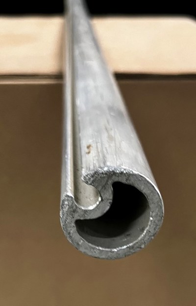 Aluminium Profil Spezial für Seitenlüftung.