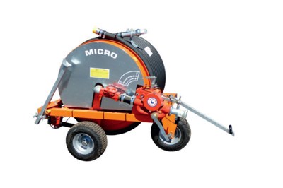 irrigation charriot enrouleur IRRIFRANCE Micro 44/ 120 pour terrain de sport