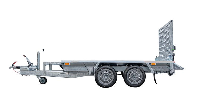 Anhänger Tieflader Baggertransport  / Gesamtbreite = Ladebreite / 3000kg / 4000 mm LF