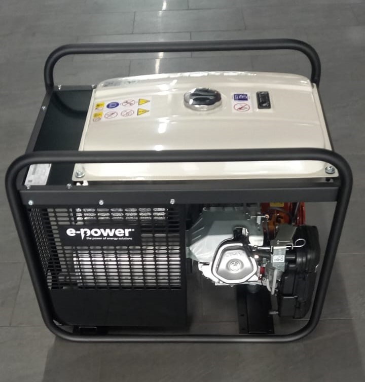 Generator E-Power EP 6500 TE / Benzin / 230 + 400 V / Elektrostart - NEU