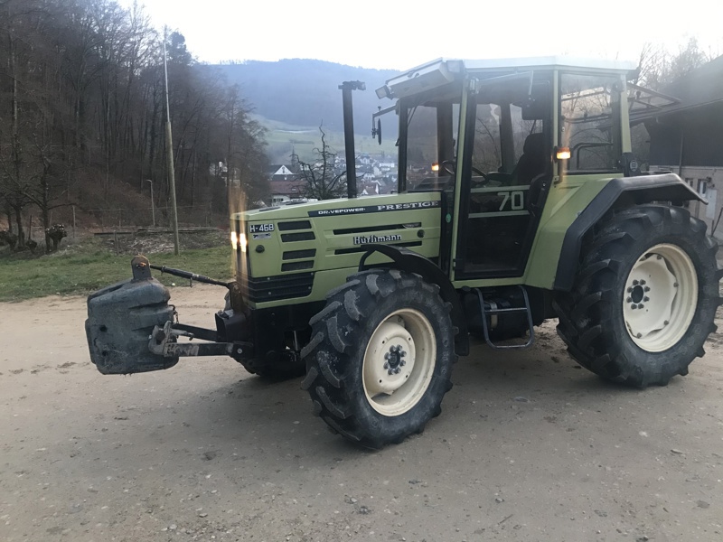 Original Oldtimer Traktor Prospekt Hürlimann H-468 Deutsch (Neu (gemäss