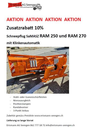 Schneepflug SaMASZ RAM 270 / 10% Zusatzrabatt
