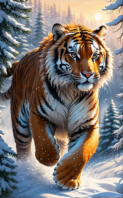 Winterzeit ist Tigerzeit