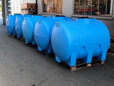 1`650 Liter Wassertank für Tränkewagen / Tränkefass