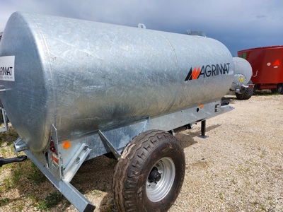 Tonneau à eau Agrimat 4'100 litres freins pneumatiques