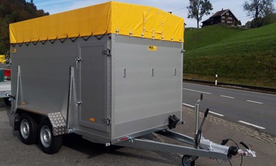 ALU Viehanhänger / Viehtransporter 3500kg (6m2 für 3GV) -  MAX-Anhänger