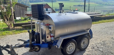 Milchtank fahrbar 1000 Liter