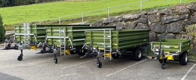 3-Seiten Kipper Fliegl AKTION Einachs-Modelle von 2 bis 16 Tonnen in diversen Varianten ab Lager!